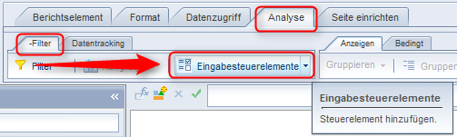 SAP BusinessObjects Eingabesteuerelement