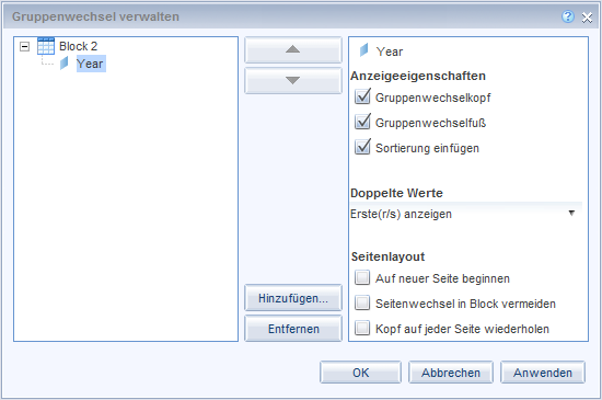 SAP BusinessObjects Gruppenwechsel