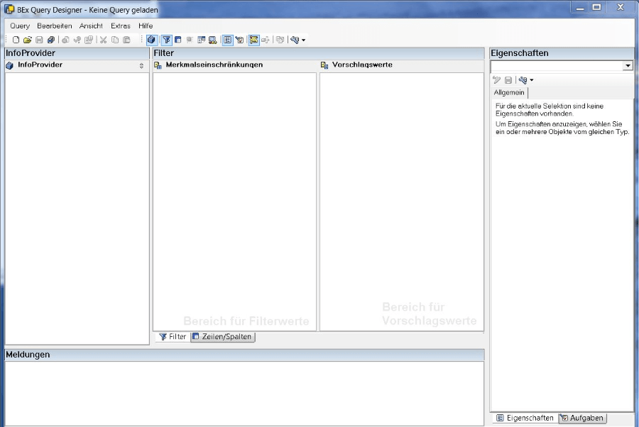 Schnelleinstieg in SAP Business Warehouse (BW) - Query Desinger